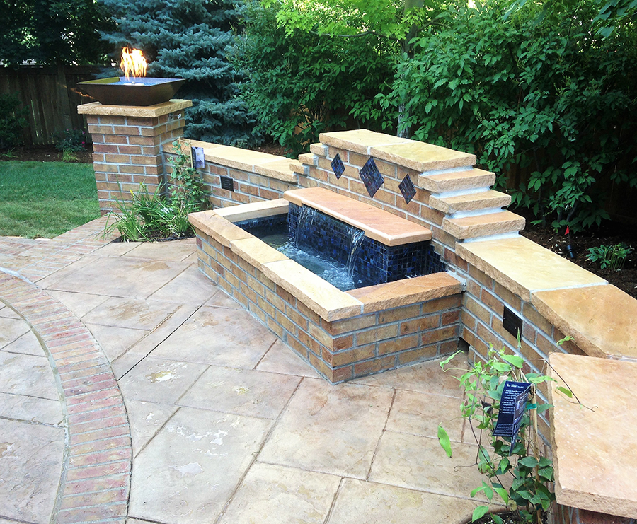 Backyard Patio Fountain
