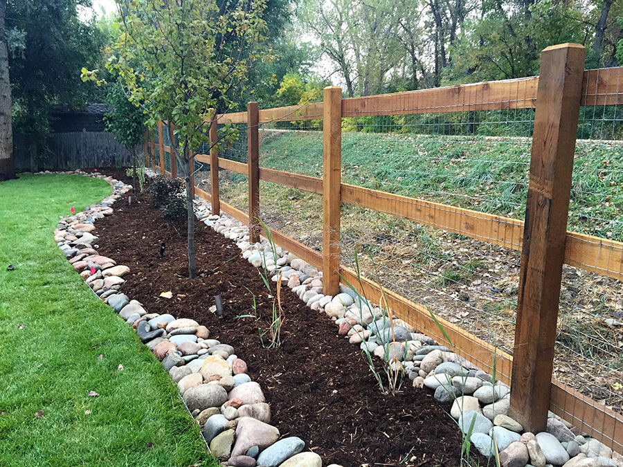 Colorado Wood Post Fence