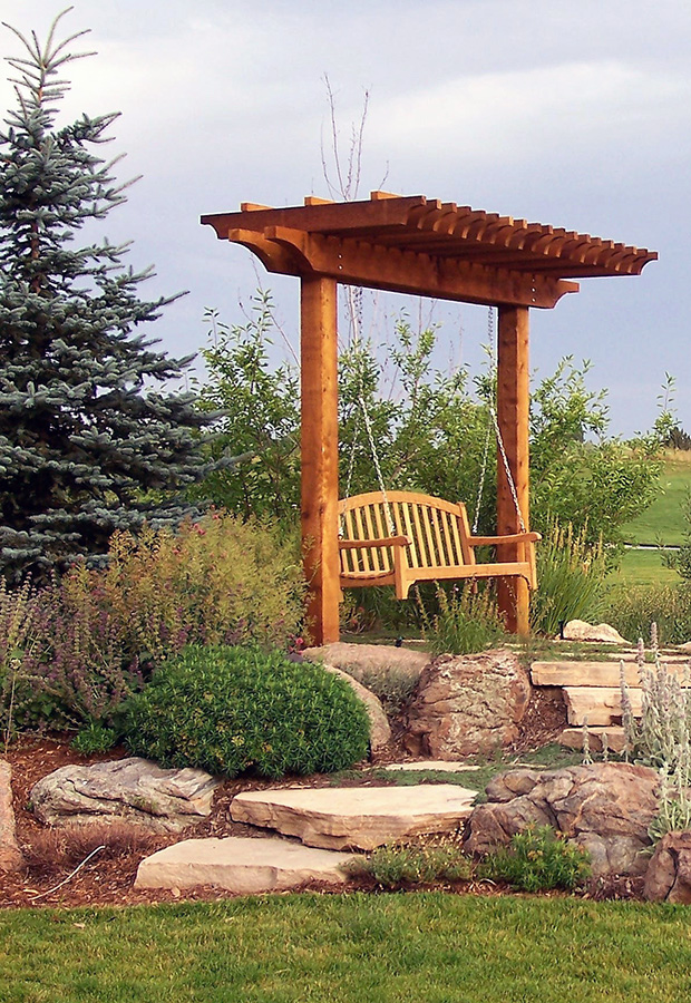 Denver Arbor with Swing